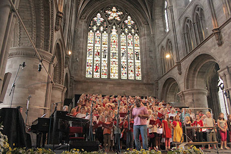 Piano hire for the Three Choirs Festival 2012, in Hereford Cathedral